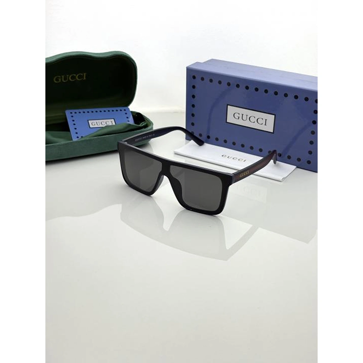 Stylish Gucci Sunglasses Blue Black For Men (WS62) - stayhit.in Stylish Gucci Sunglasses Blue Black For Men (WS62) - stayhit.in