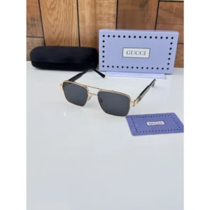 Stylish Gucci Sunglasses Gold Black For Men (BOT3202) - stayhit.in
