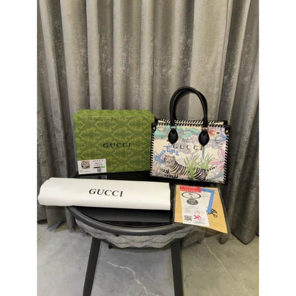 Stylish Gucci Tiger Jackie Print Handbag With Box For Women (LAB570) - stayhit.in Stylish Gucci Tiger Jackie Print Handbag With Box For Women (LAB570) - stayhit.in