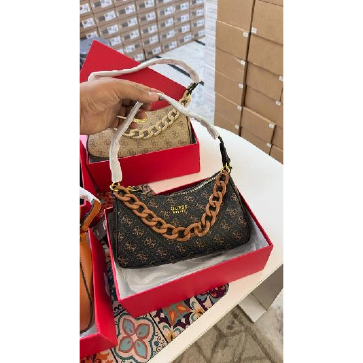 Stylish Guess Dea Shoulder Bag With Box For Women (BOT3865) - stayhit.in Stylish Guess Dea Shoulder Bag With Box For Women (BOT3865) - stayhit.in