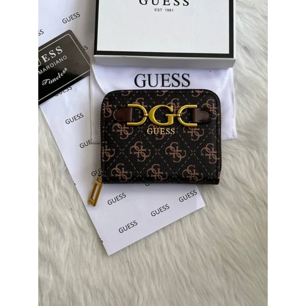 Stylish Guess Mini Wallet Brown With Og Box Dust Cover Card For Women (DW222) - stayhit.in Stylish Guess Mini Wallet Brown With Og Box Dust Cover Card For Women (DW222) - stayhit.in