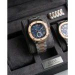 Stylish Guess Square Watch Two Tone Copper Blue For Men (BOT3345) - stayhit.in