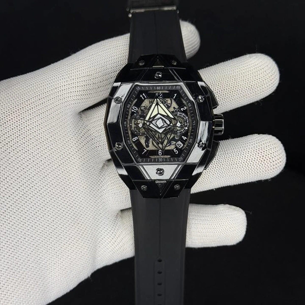 Stylish Hublot Spyder Watch Black For Men (BOT3365) - stayhit.in Stylish Hublot Spyder Watch Black For Men (BOT3365) - stayhit.in