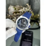 Stylish Jacob & Co. Cr7 Watch Silver Blue For Men (JH495) - stayhit.in