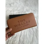 Stylish Marc Jacob Long Zippy Wallet Tan Brown With Og Box For Women (DW221) - stayhit.in