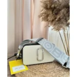 Stylish Marc Jacobs Snapshot Crossbody Bag White Black For Women (LAB503) - stayhit.in