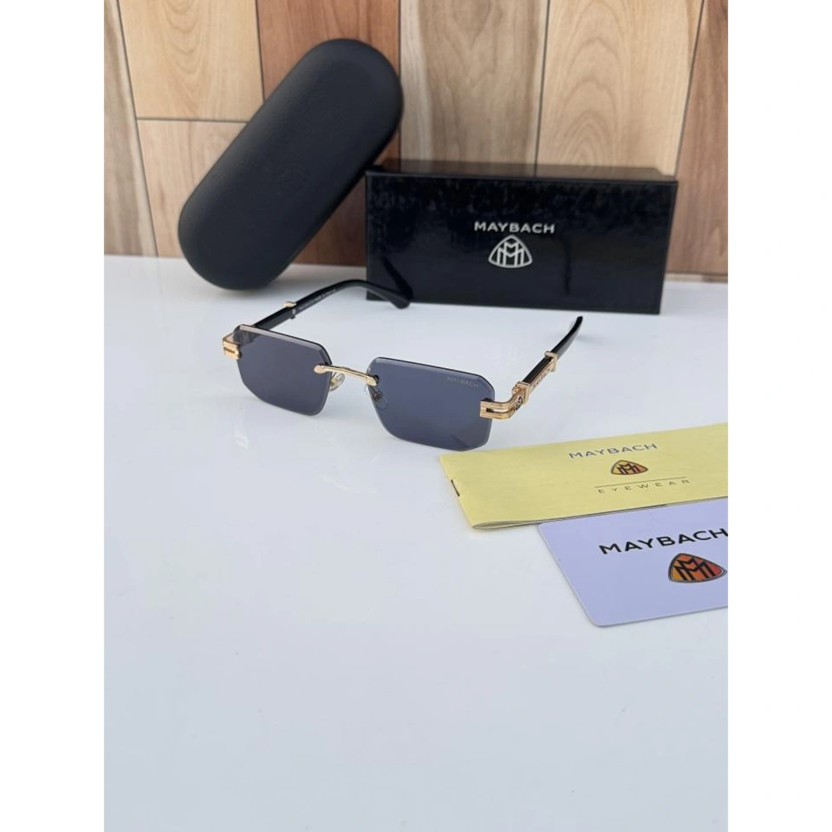 Stylish Maybach Sunglasses Gold Black For Men (BOT3468) - stayhit.in Stylish Maybach Sunglasses Gold Black For Men (BOT3468) - stayhit.in