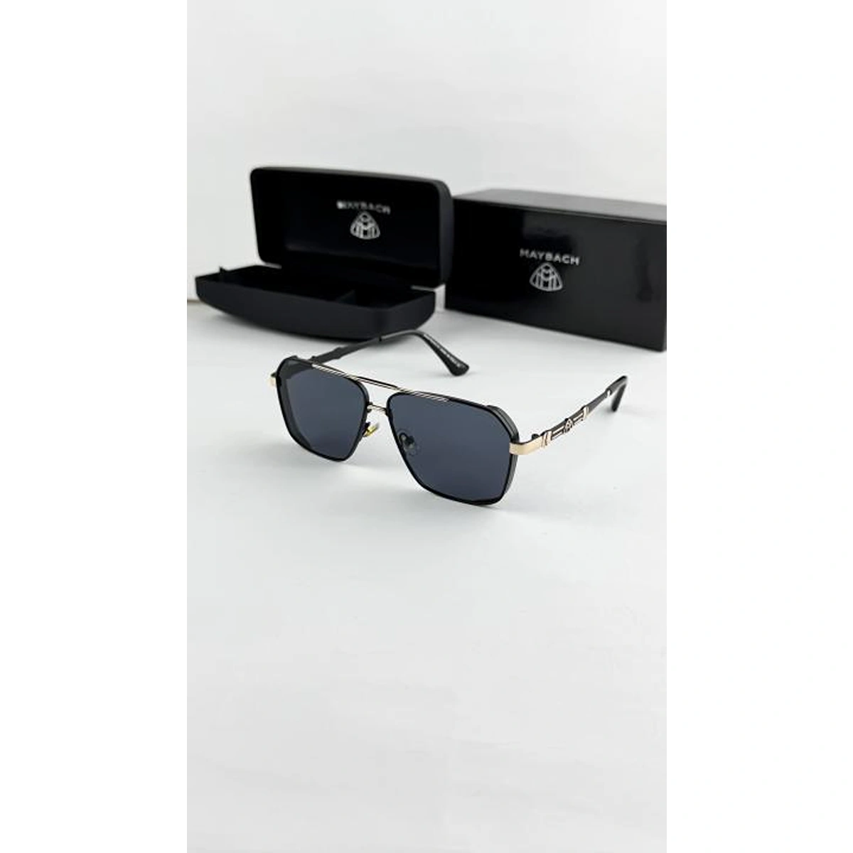 Stylish Maybach Sunglasses Gold Black For Men (WS70) - stayhit.in Stylish Maybach Sunglasses Gold Black For Men (WS70) - stayhit.in