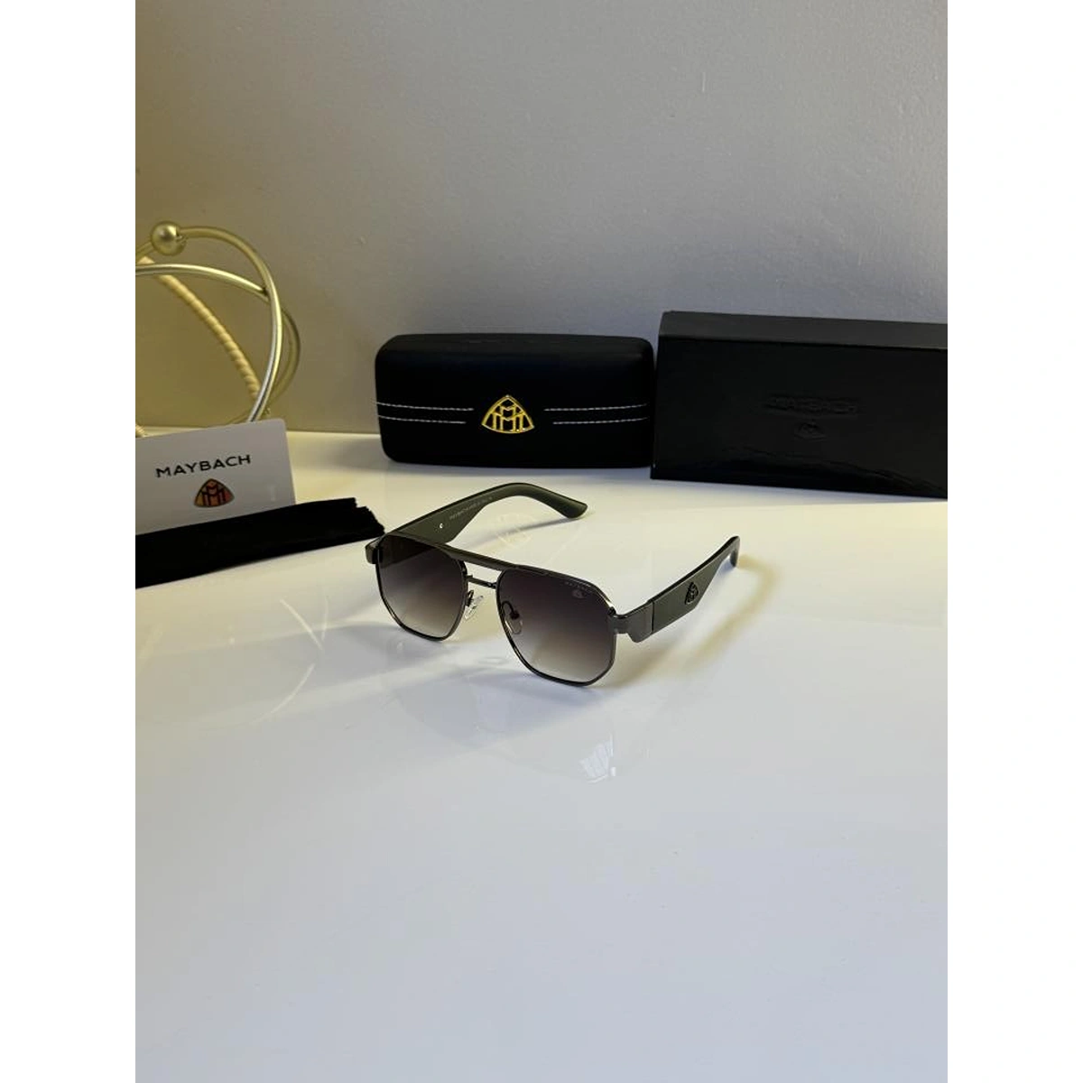 Stylish Maybach Sunglasses Gun Green For Men (BOT3215) - stayhit.in