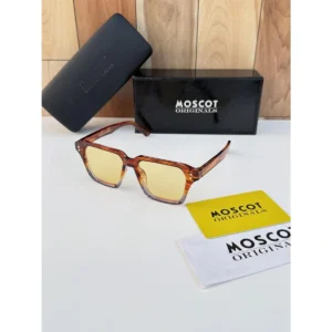 Stylish Moscot Sunglasses Wooden Yellow For Men (WS36) - stayhit.in