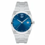 Stylish Movado Bold Watch Silver Blue For Men (SOS129) - stayhit.in