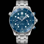 Stylish Omega Seamster Diver 300M Watch Blue Dial For Men (SOS556) - stayhit.in
