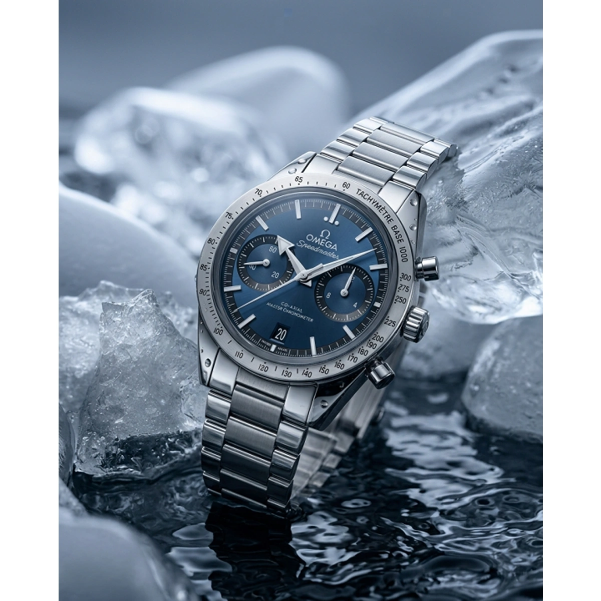 Stylish Omega Speedmaster Co Axial Watch Blue Dial For Men (BOT3724) - stayhit.in Stylish Omega Speedmaster Co Axial Watch Blue Dial For Men (BOT3724) - stayhit.in