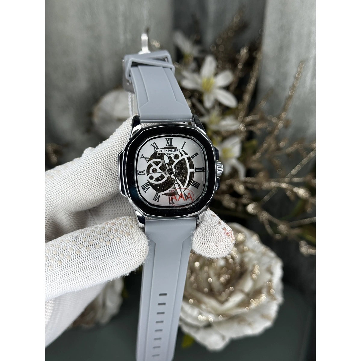 Stylish Patek Philippe Automatic Watch Silver Grey For Men (JH496) - stayhit.in Stylish Patek Philippe Automatic Watch Silver Grey For Men (JH496) - stayhit.in