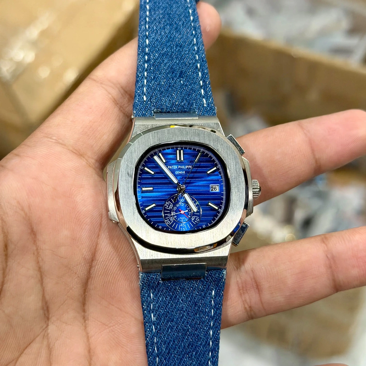 Stylish Patek Philippe Nautilus Watch For Men (JH498) - stayhit.in Stylish Patek Philippe Nautilus Watch For Men (JH498) - stayhit.in