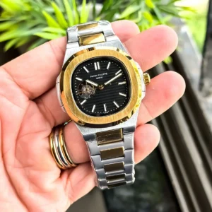 Stylish Patek Philippe Watch Gold TT Black For Men (JH485) - stayhit.in