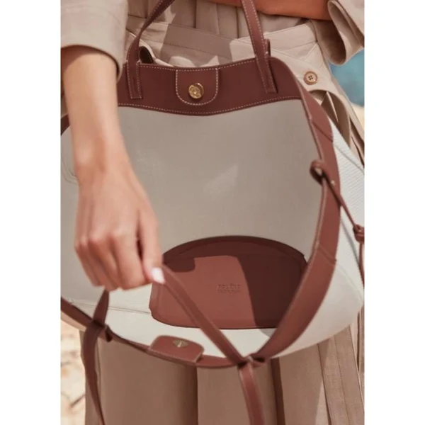 Stylish Polene Cyme Canvas Bag Edition Beige For Women (LAB562) - stayhit.in Stylish Polene Cyme Canvas Bag Edition Beige For Women (LAB562) - stayhit.in
