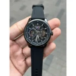 Stylish Rado Quartz Watch Silver Black For Men (JH489) - stayhit.in