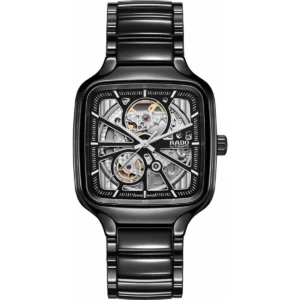 Stylish Rado True Square Watch Automatic Silver Black For Men (SOS553) - stayhit.in