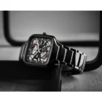 Stylish Rado True Square Watch Automatic Silver Black For Men (SOS553) - stayhit.in
