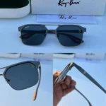Stylish Rayban Sunglass Grey Black For Men (BT187) - stayhit.in