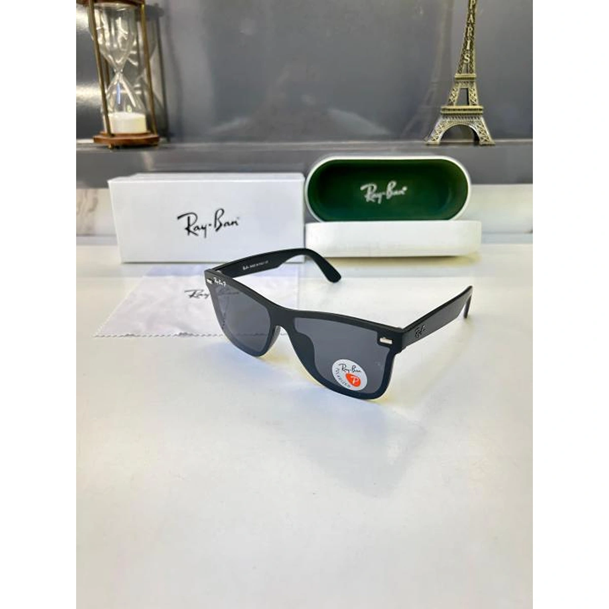 Stylish Rayban Sunglasses Full Black For Men (BOT3667) - stayhit.in