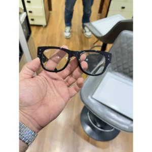 Stylish Rayban Sunglasses Glossy Black Plano For Men (SOS345) - stayhit.in
