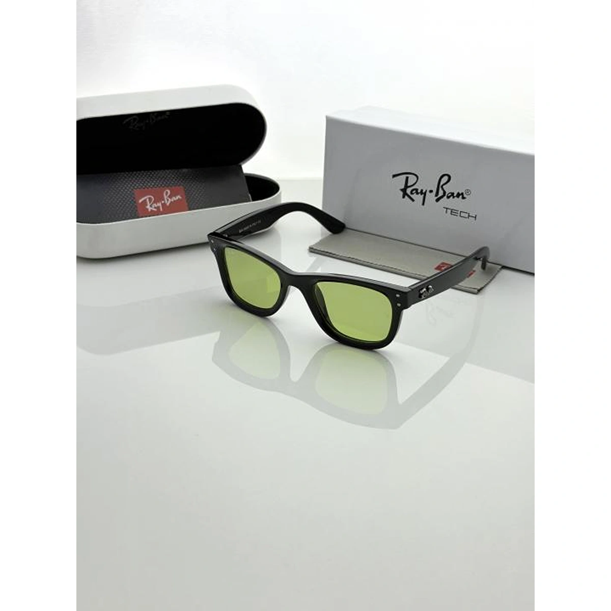 Stylish Rayban Sunglasses Green Candy For Men (WS64) - stayhit.in