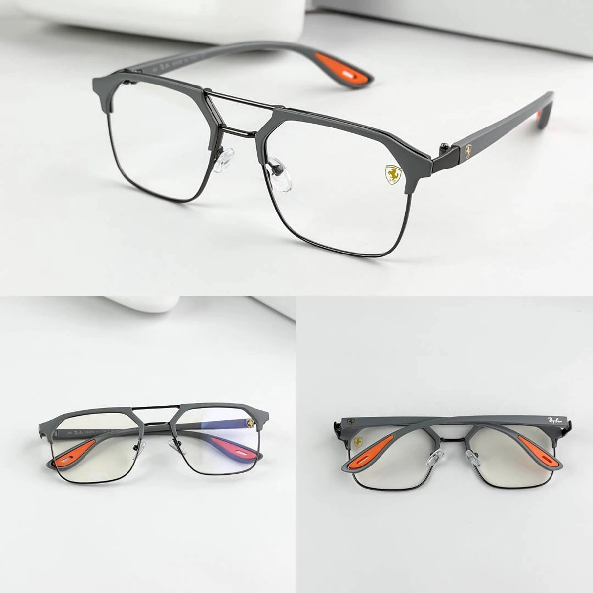Stylish Rayban Sunglasses Grey Plano For Men (BT48) - stayhit.in Stylish Rayban Sunglasses Grey Plano For Men (BT48) - stayhit.in