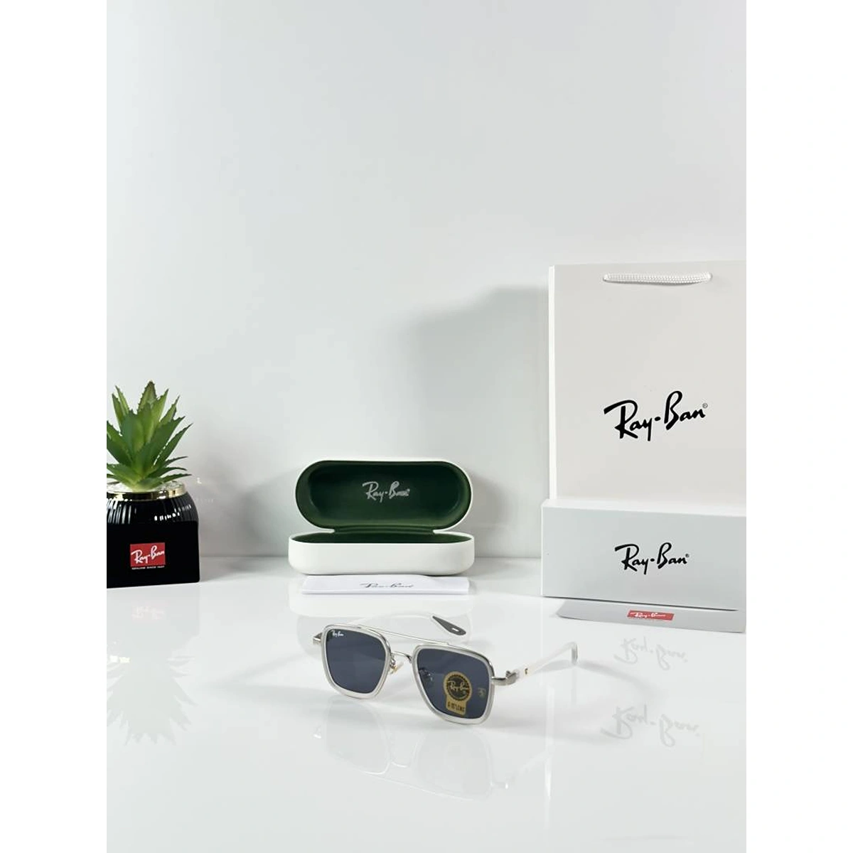 Stylish Rayban Sunglasses Ice Black For Men (BT221) - stayhit.in Stylish Rayban Sunglasses Ice Black For Men (BT221) - stayhit.in