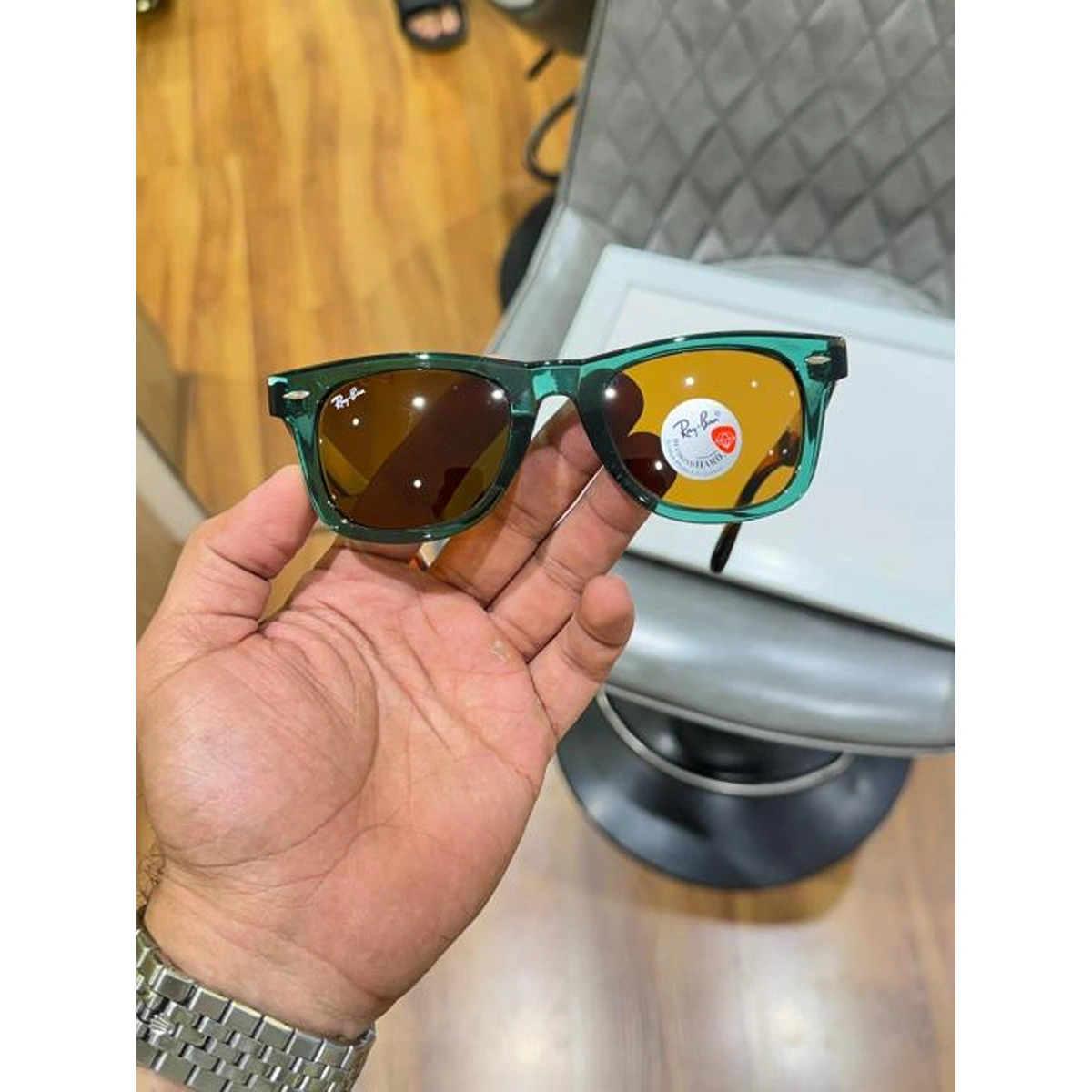 Stylish Rayban Sunglasses Olive Tiger For Men (WS33) - stayhit.in Stylish Rayban Sunglasses Olive Tiger For Men (WS33) - stayhit.in