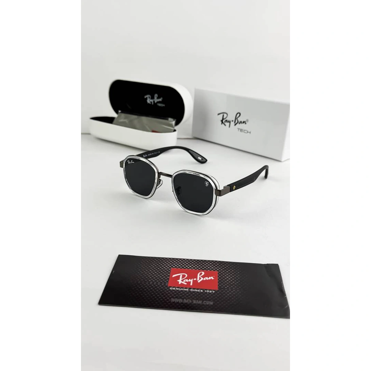 Stylish Rayban Sunglasses Water Black For Men (BT41) - stayhit.in Stylish Rayban Sunglasses Water Black For Men (BT41) - stayhit.in