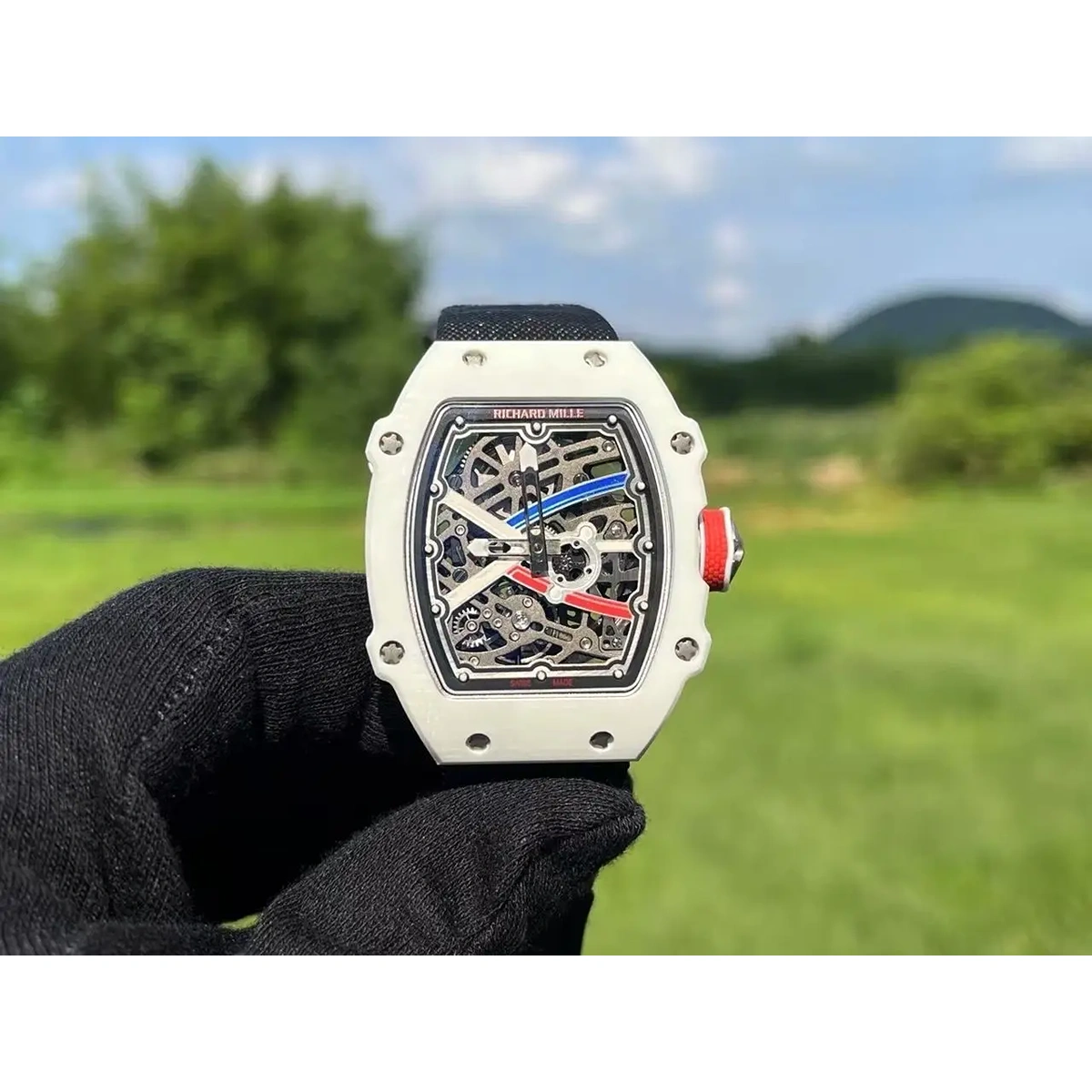 Stylish Richard Mille Rm67-02 Watch Black White For Men (JH555) - stayhit.in Stylish Richard Mille Rm67-02 Watch Black White For Men (JH555) - stayhit.in