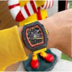 Stylish Richard Mille Rm67-02 Watch Black Yellow For Men (JH551) - stayhit.in