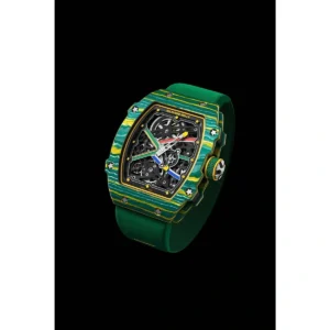 Stylish Richard Mille Rm67-02 Watch Green Strap For Men (JH552) - stayhit.in