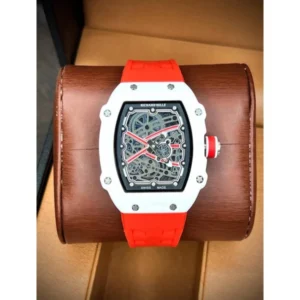 Stylish Richard Mille Watch Red White For Men (SOS601) - stayhit.in