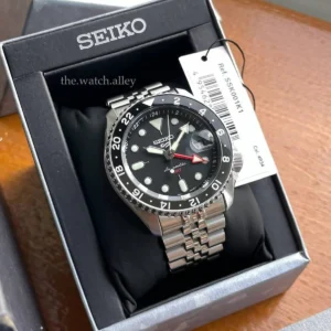 Stylish Seiko 5 Sports Gmt Watch Automatic Chain Strap For Men (SOS538) - stayhit.in
