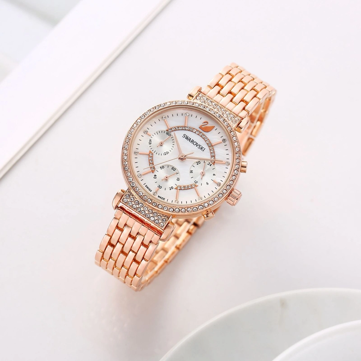 Stylish Swarovski Passage Watch Chronograph For Women (LAB486) - stayhit.in Stylish Swarovski Passage Watch Chronograph For Women (LAB486) - stayhit.in
