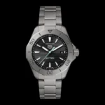 Stylish Tag Heuer Aquaracer Watch Silver Black Automatic For Men (WS118) - stayhit.in