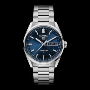 Stylish Tag Heuer Carrera Watch Silver Blue For Men (WS121) - stayhit.in