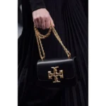 Stylish Tory Burch Eleanor Satchel Bag Leather Black For Women (BOT2562) - stayhit.in