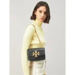 Stylish Tory Burch Eleanor Shoulder Bag Black For Women (LAB573) - stayhit.in
