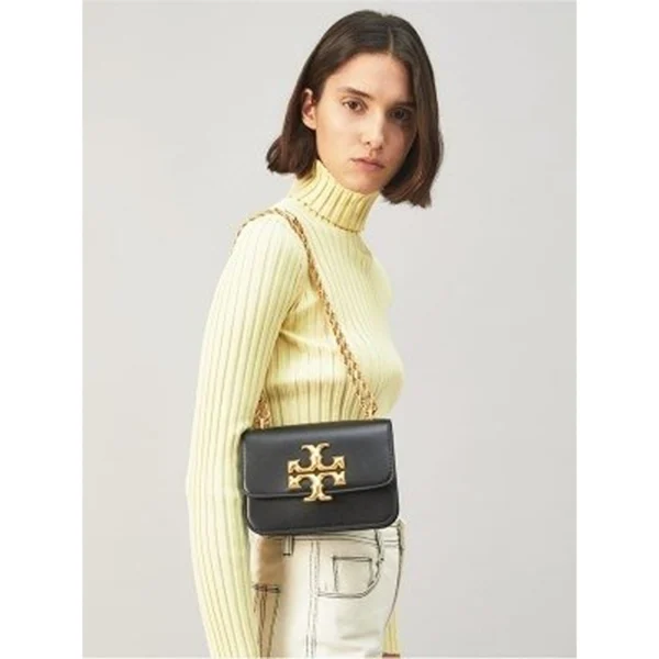 Stylish Tory Burch Eleanor Shoulder Bag Black For Women (LAB573) - stayhit.in Stylish Tory Burch Eleanor Shoulder Bag Black For Women (LAB573) - stayhit.in