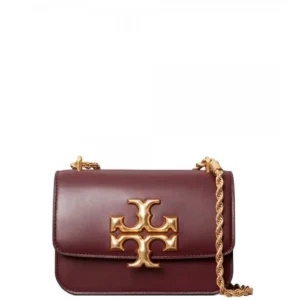 Stylish Tory Burch Eleanor Shoulder Bag Wine For Women (LAB571) - stayhit.in