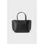 Stylish Tory Burch Tote Bag Black Leather With Box For Women (BOT3862) - stayhit.in
