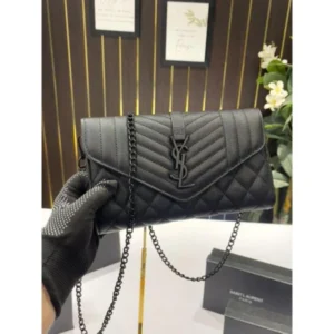 Stylish Ysl Clutch Sling Bag With Box For Women (BOT3858) - stayhit.in