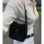 Stylish Ysl Hobo Leather Shoulder Bag With Og Box & Carry Bag For Women (BSF1794) - stayhit.in