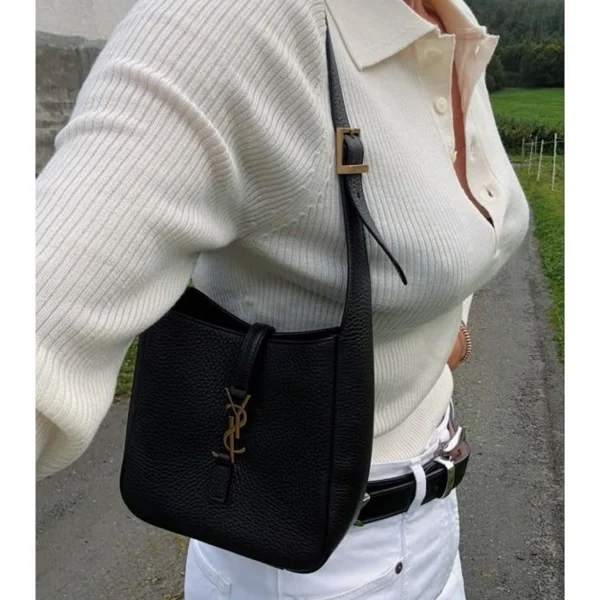 Stylish Ysl Hobo Leather Shoulder Bag With Og Box & Carry Bag For Women (BSF1794) - stayhit.in Stylish Ysl Hobo Leather Shoulder Bag With Og Box & Carry Bag For Women (BSF1794) - stayhit.in
