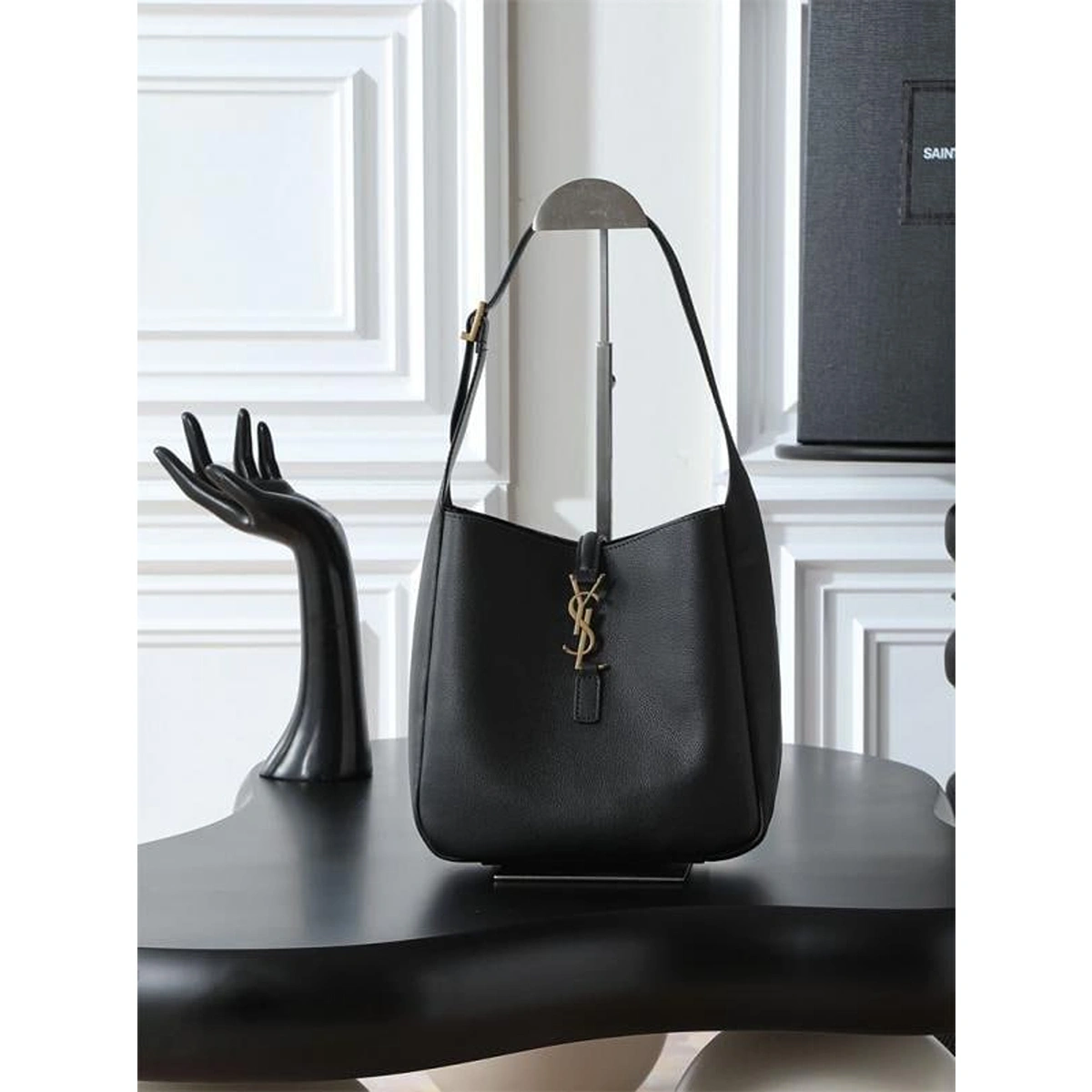 Stylish Ysl Hobo Leather Shoulder Bag With Og Box & Carry Bag For Women (BSF1794) - stayhit.in Stylish Ysl Hobo Leather Shoulder Bag With Og Box & Carry Bag For Women (BSF1794) - stayhit.in