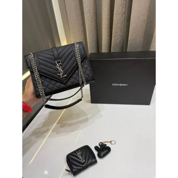 Stylish Ysl Saint Laurent Bag With Gift Set With Og Box For Women (LAB981) - stayhit.in Stylish Ysl Saint Laurent Bag With Gift Set With Og Box For Women (LAB981) - stayhit.in